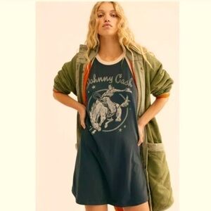 Free People Johnny Cash Tee Dress